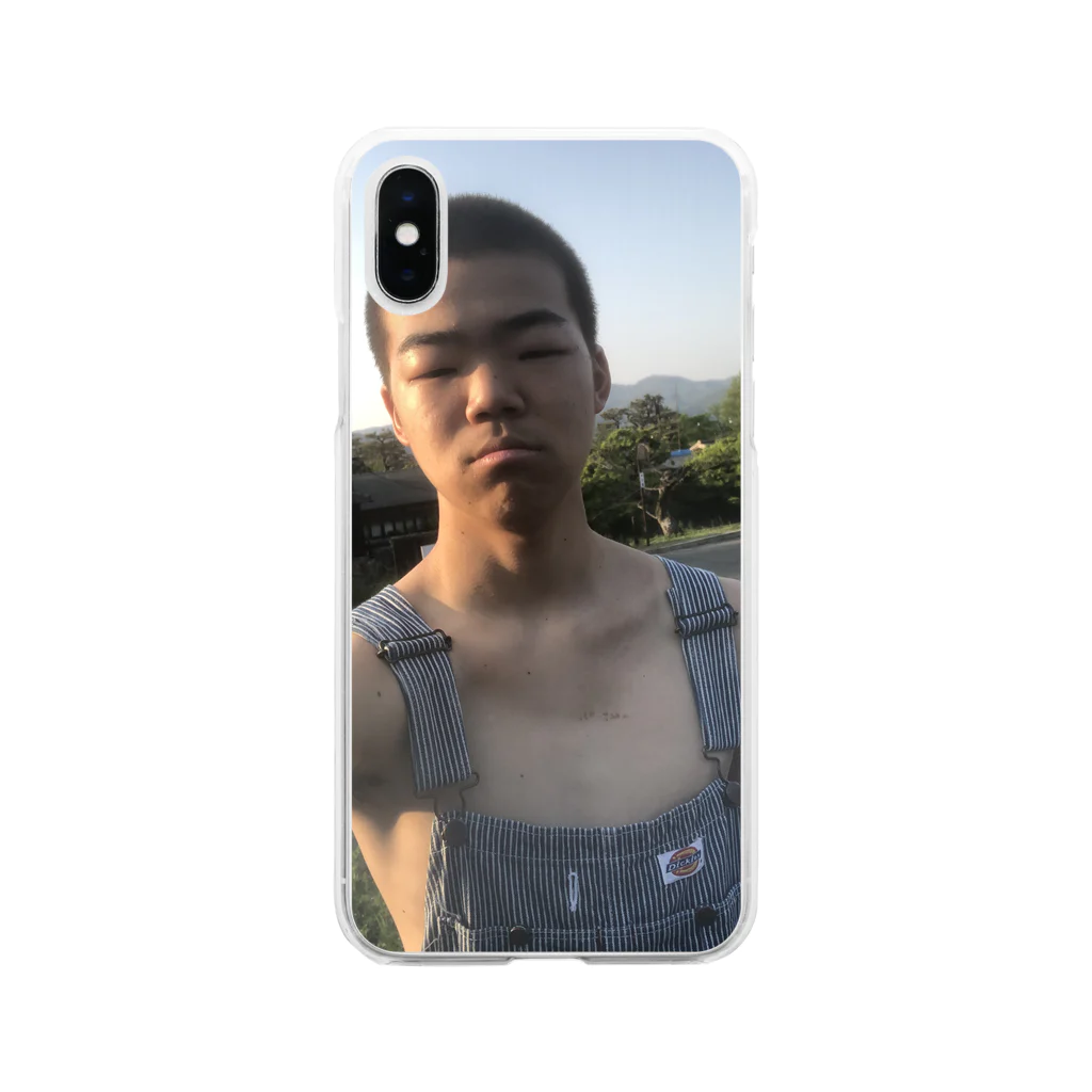 はげのハゲ坊主君2 Soft Clear Smartphone Case