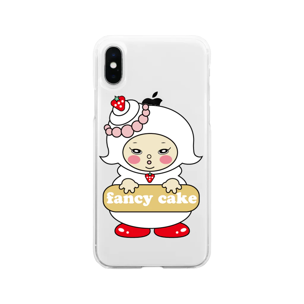 MIXDBAGのファンシーケーキちゃん Soft Clear Smartphone Case