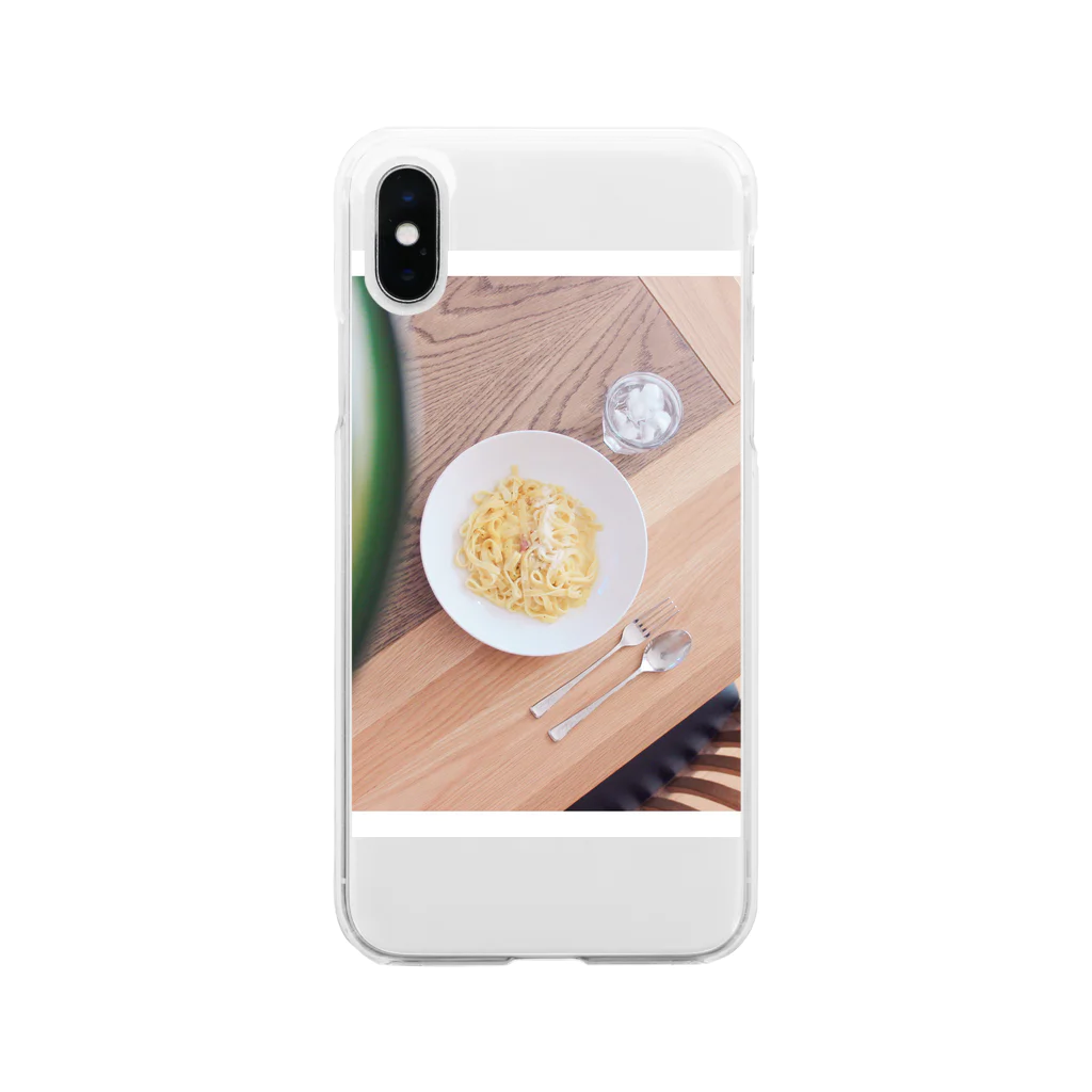 rrbSANの楽しい昼食 Soft Clear Smartphone Case