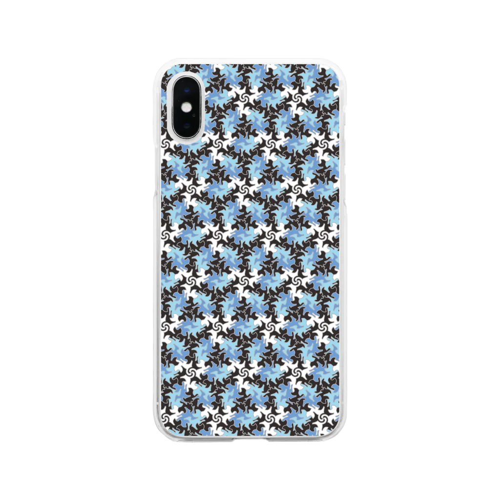 Ast TessellationのTHP-Cat-R1995-Met_B2-5 Soft Clear Smartphone Case