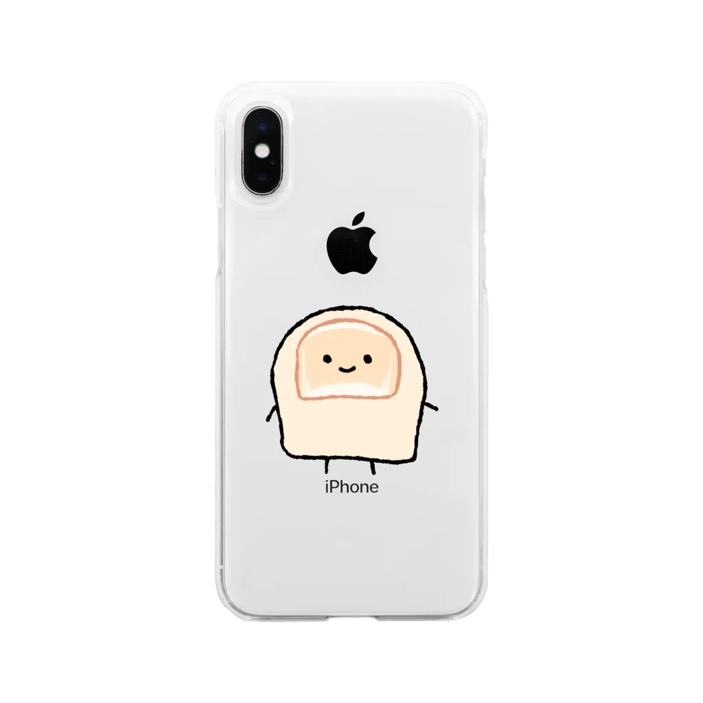 tsutteの親指の爪くん Soft Clear Smartphone Case