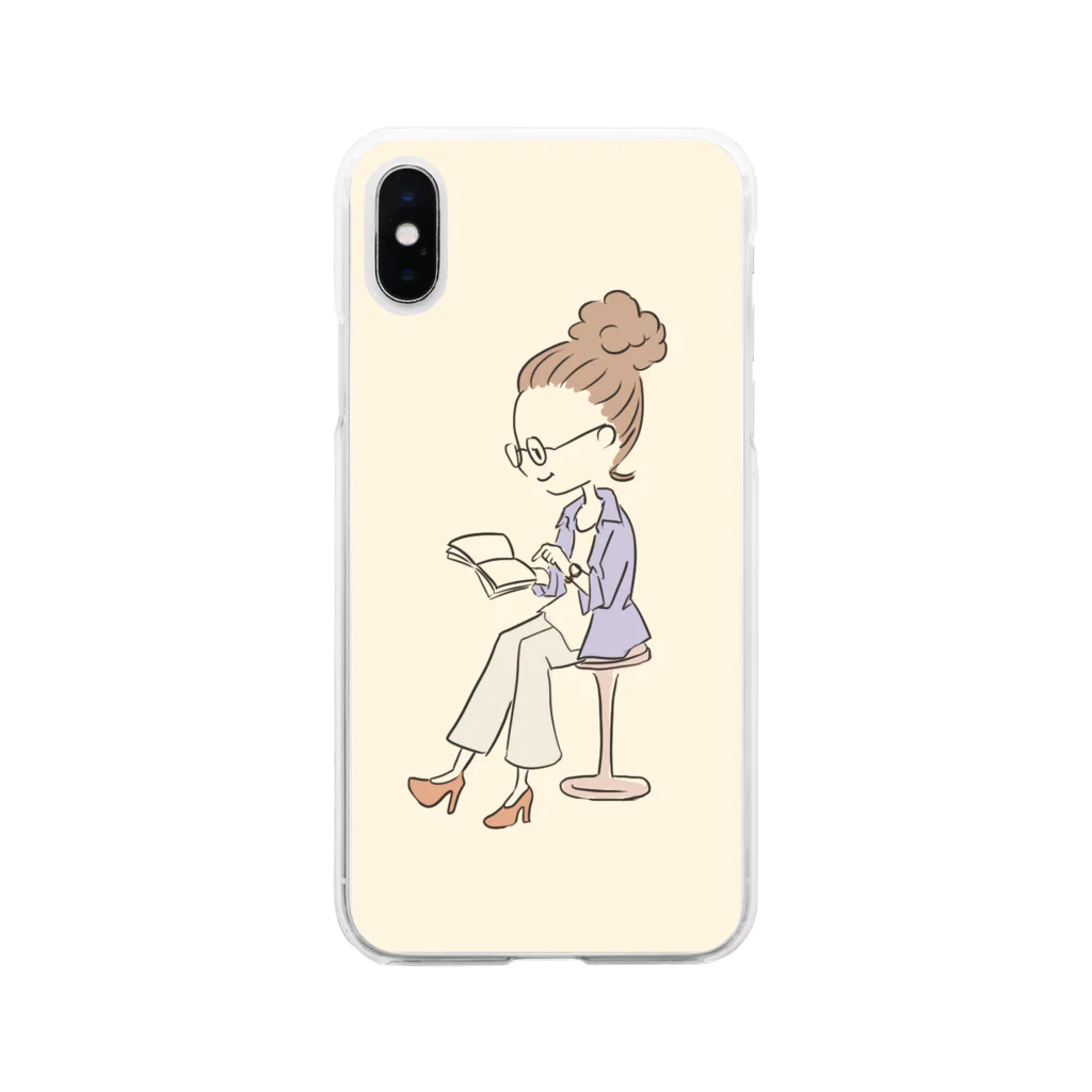 hirakoの読書 Soft Clear Smartphone Case