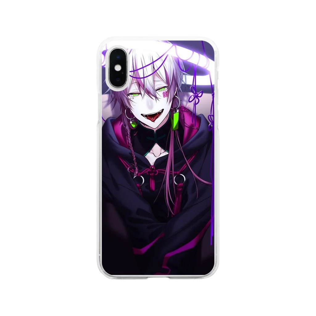 MONSTERの天使くん iPhoneケース Soft Clear Smartphone Case