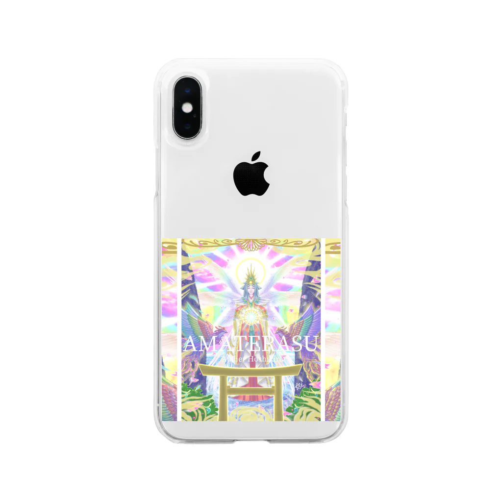 ★アトリエ ホシキラ★の天照大神～AMATERASU～ Soft Clear Smartphone Case