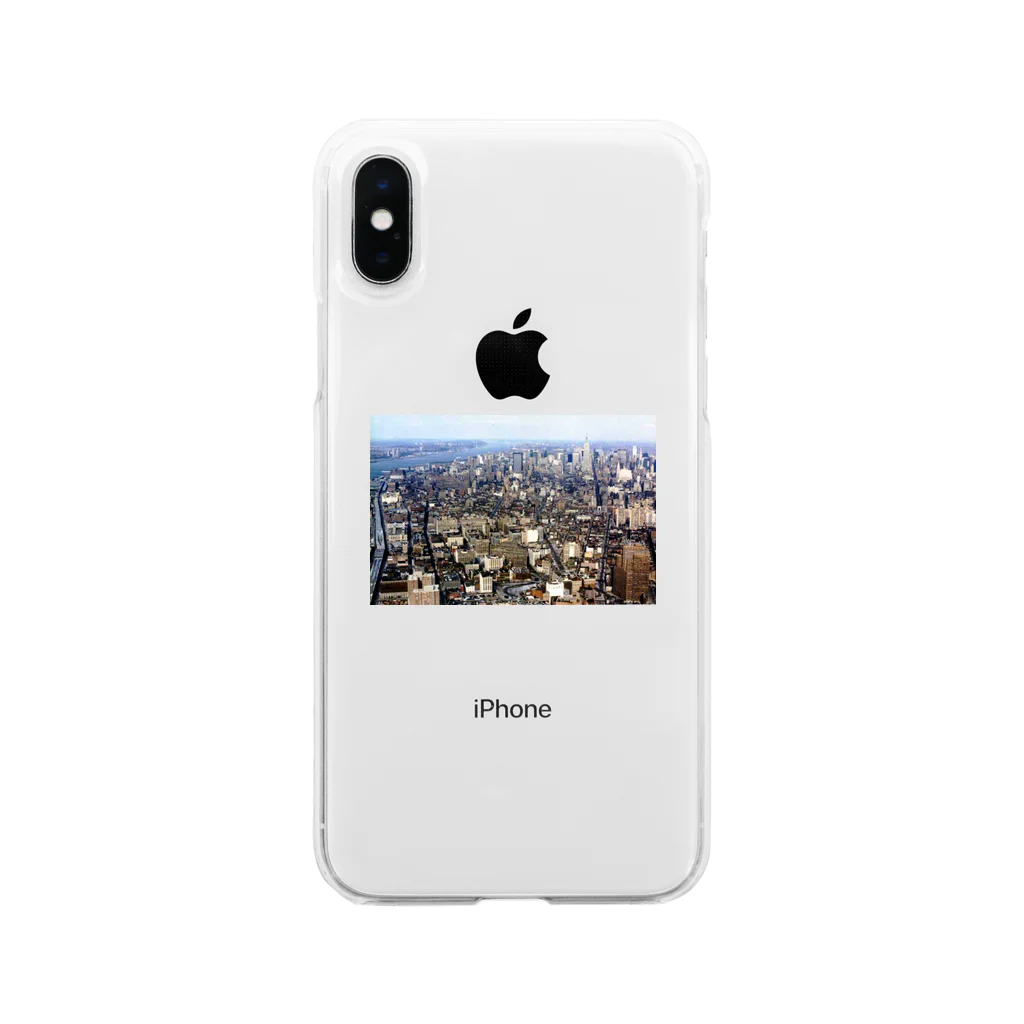 JikenShopのManhattan1977 Soft Clear Smartphone Case