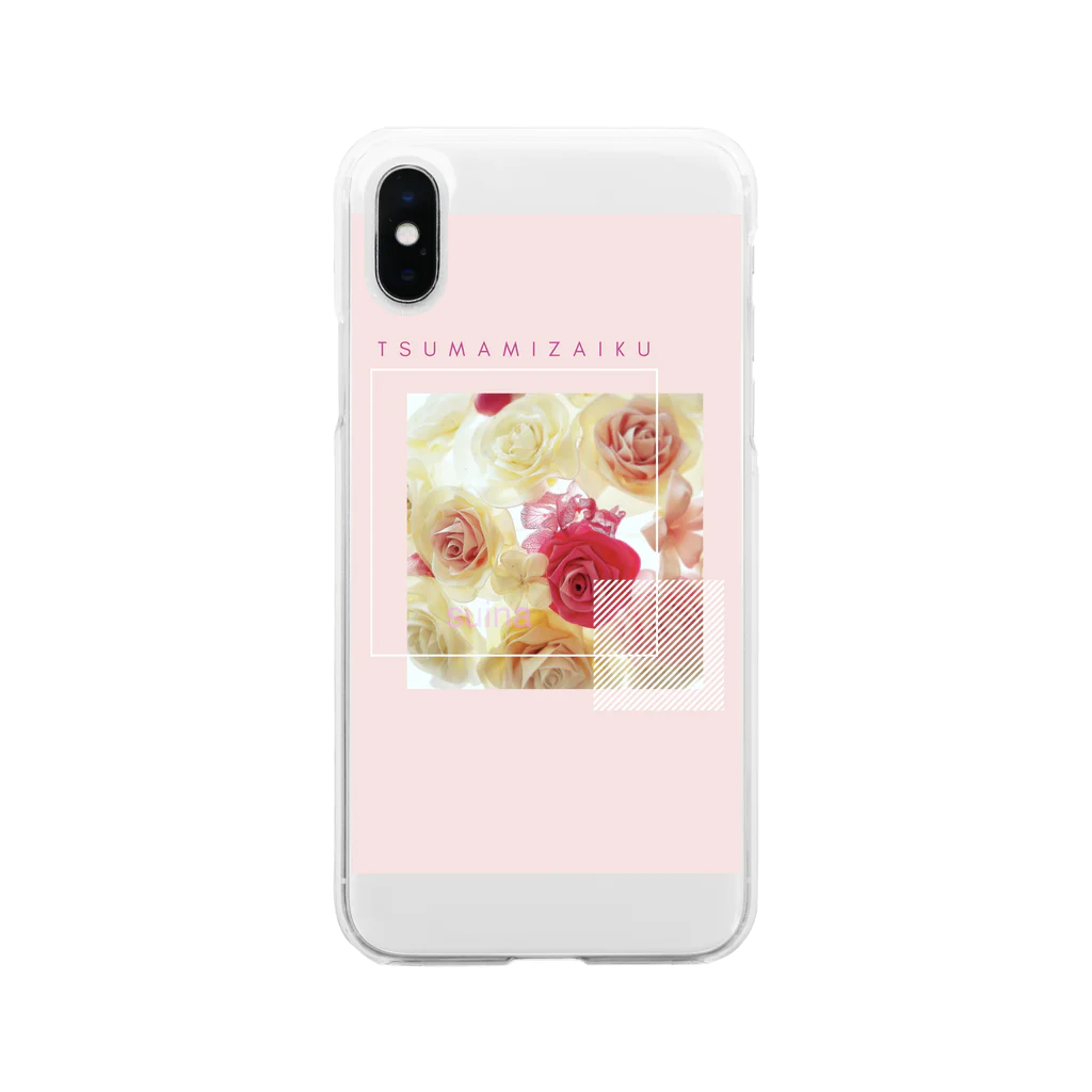 つまみ細工村田翠奈のつまみ細工 Soft Clear Smartphone Case