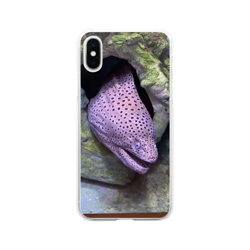 深夜テンションの時に買ってしまう服の魚介 Soft Clear Smartphone Case