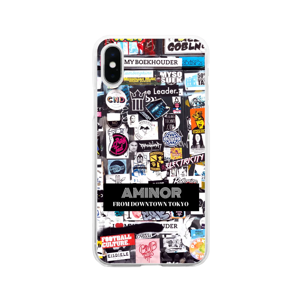 AMINOR (エーマイナー)のWall Stickers Soft Clear Smartphone Case