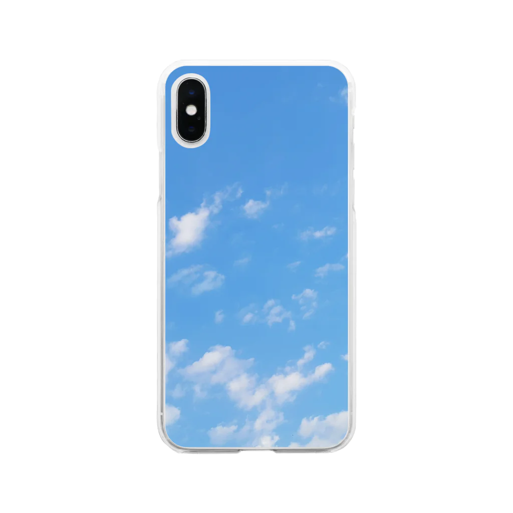 スマホケースの空 Soft Clear Smartphone Case