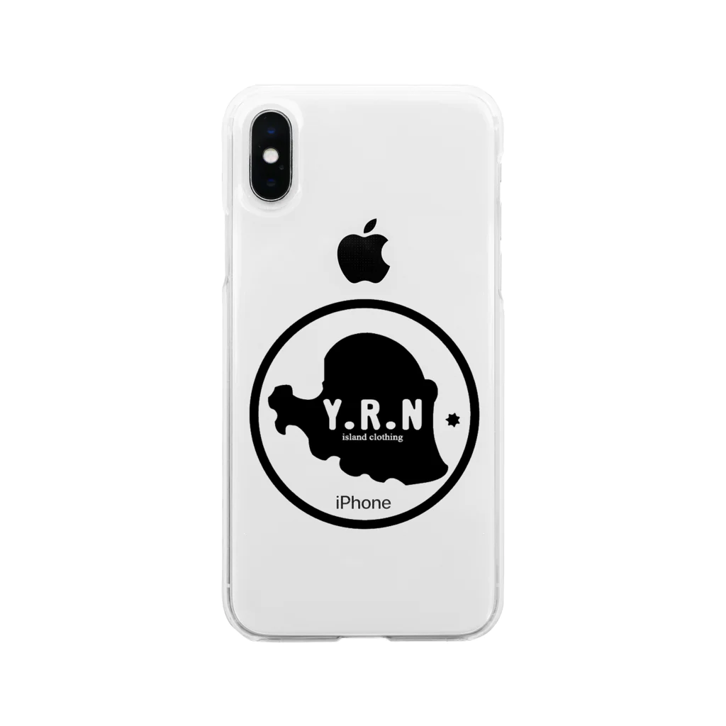 Y.R.N island clothing    ワイアールエヌアイランドクロージングのサークル Soft Clear Smartphone Case