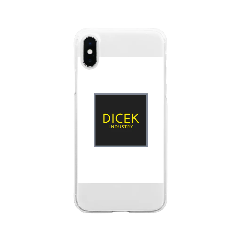 dicek clothingのDicek industry  ソフトクリアスマホケース