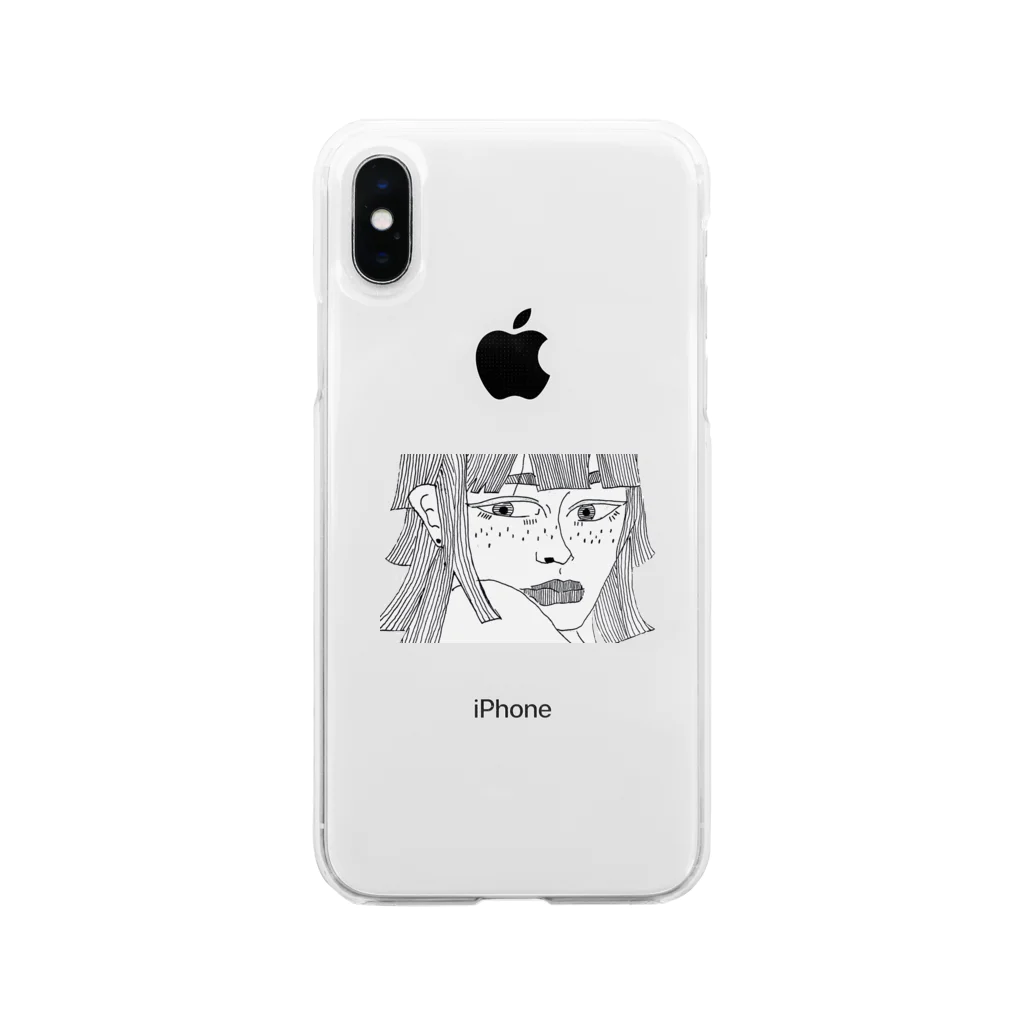 Kei_keiのGirl Soft Clear Smartphone Case