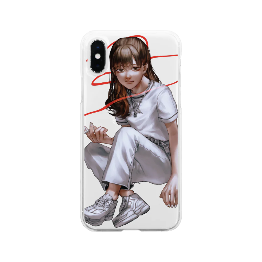 ぱきみちゃのぱきみちゃ Soft Clear Smartphone Case