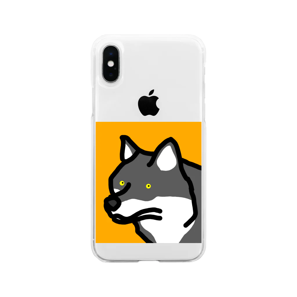 ドライヌのVitamin Wolf Soft Clear Smartphone Case
