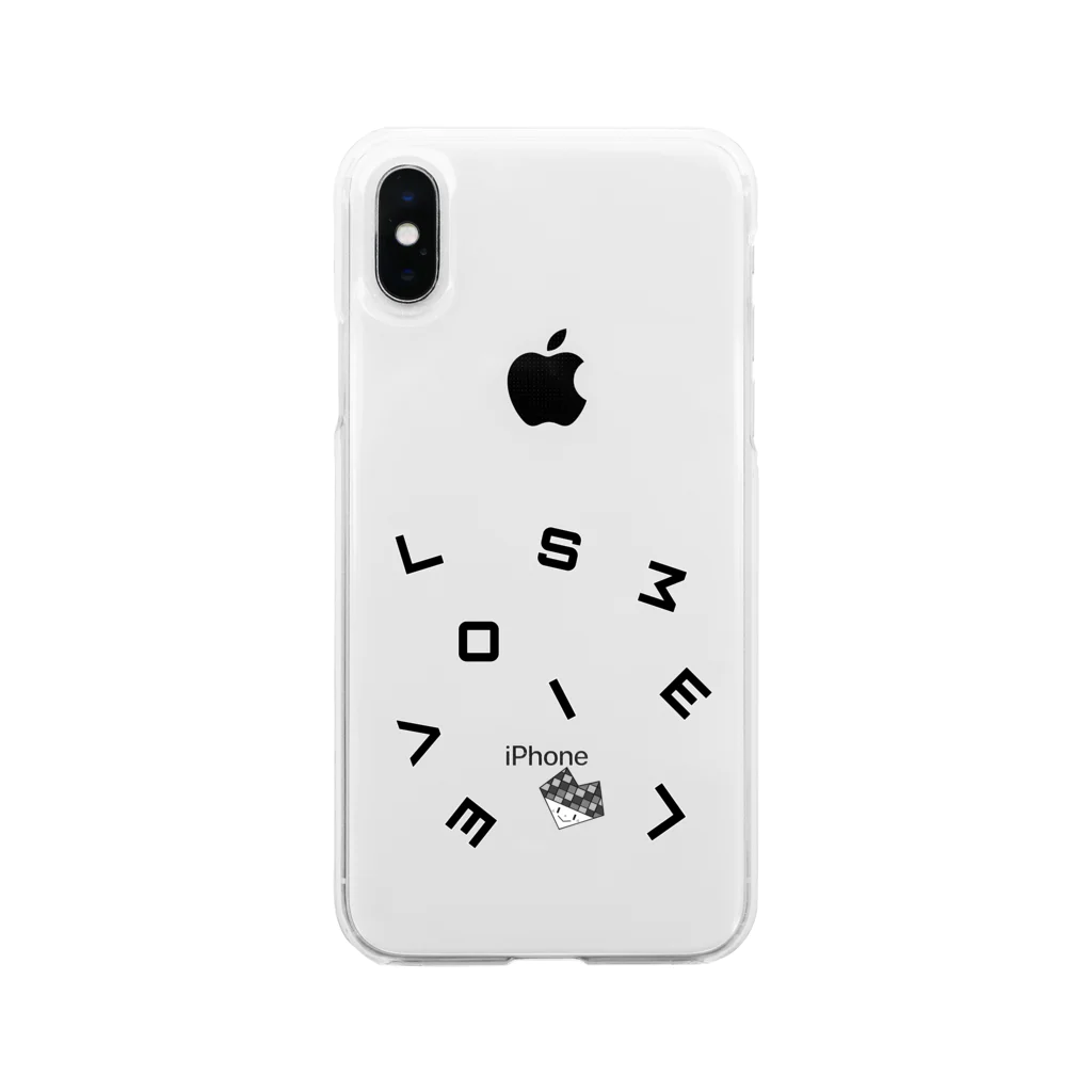 ❤Loveちゃんshop❤のLove ＆ smile Soft Clear Smartphone Case