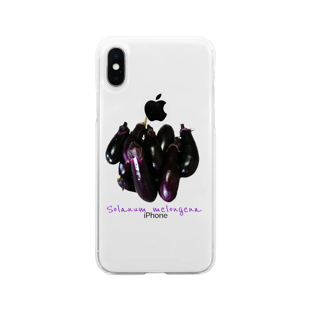 でおきしりぼ子の実験室の進撃の秋茄子🍆 Soft Clear Smartphone Case