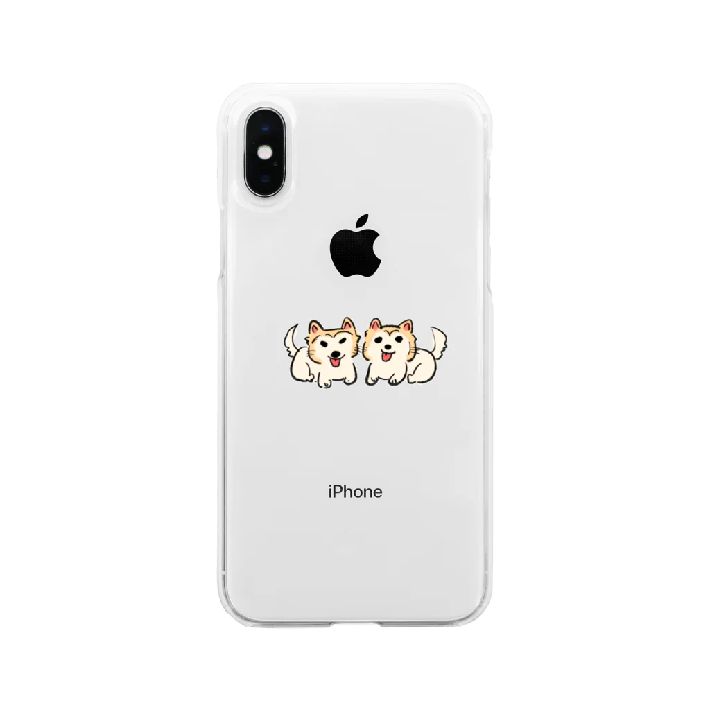 わかんないのチョビとラミー Soft Clear Smartphone Case