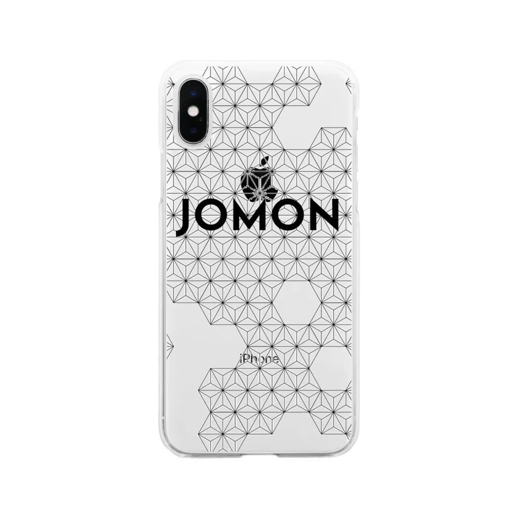 JOMONのJOMON ASANOHA PATTERN ソフトクリアスマホケース