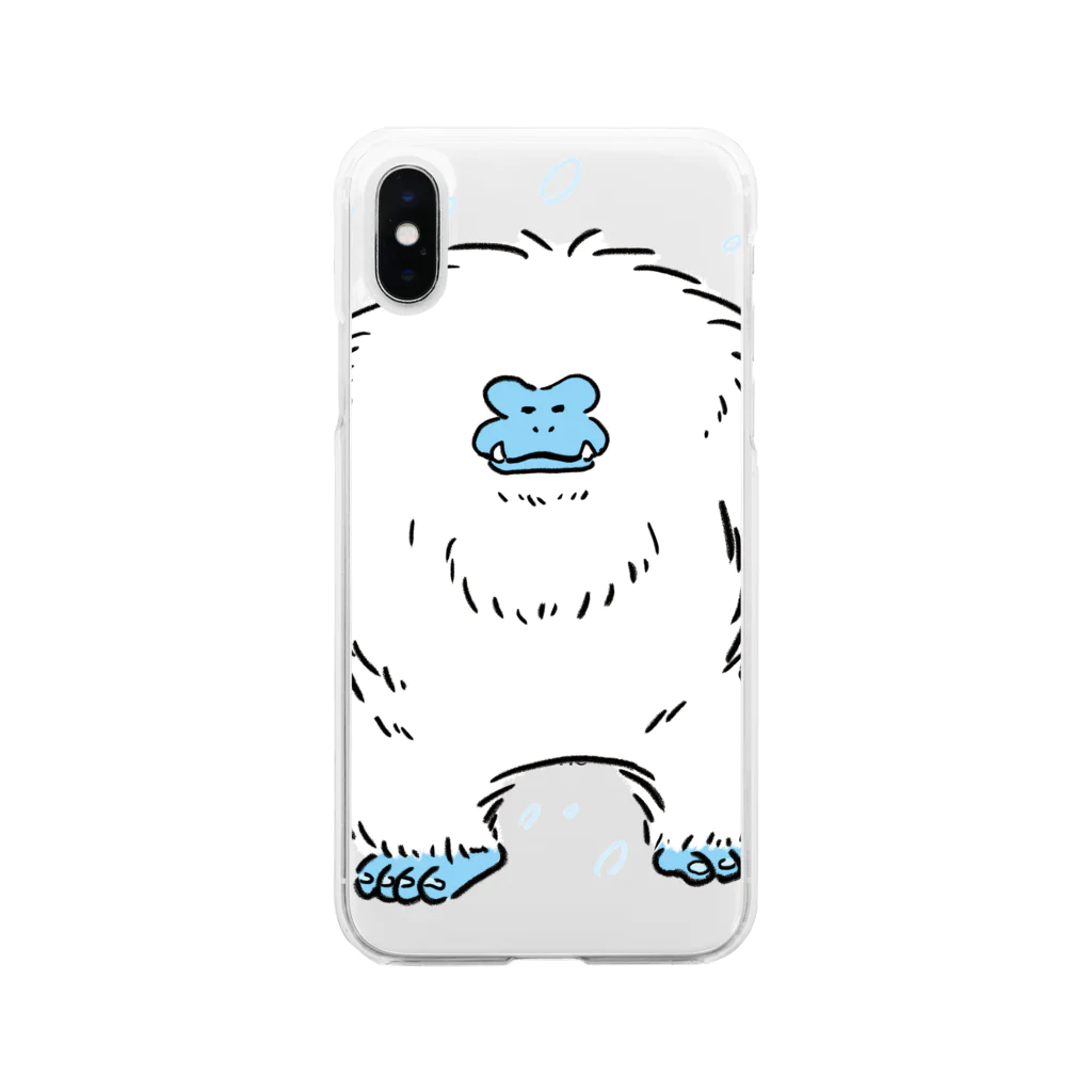 サトウノリコ*のイエティ Soft Clear Smartphone Case