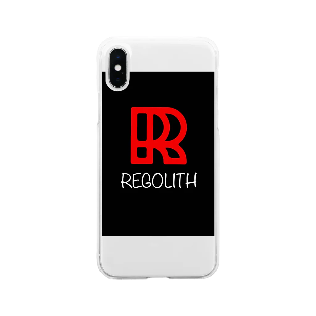 REGOLITHのREGOLITHロゴ Soft Clear Smartphone Case