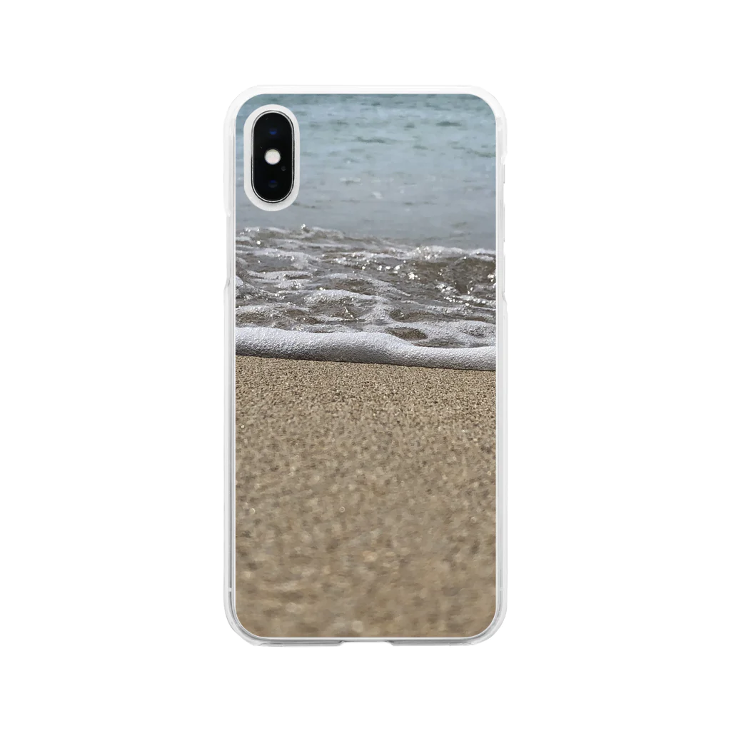 fruitsBARのSea item Soft Clear Smartphone Case