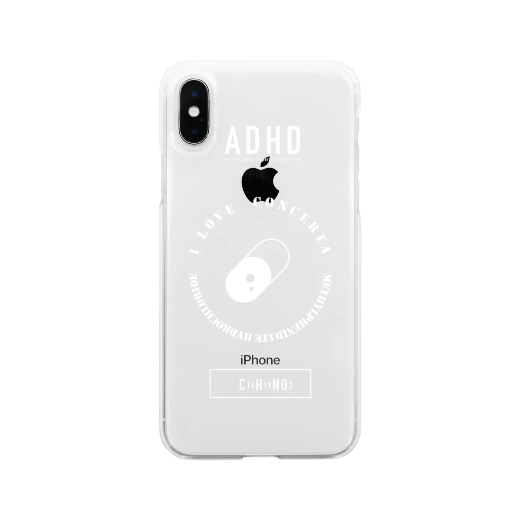 IO-DESIGNのADHD・コンサータ Soft Clear Smartphone Case