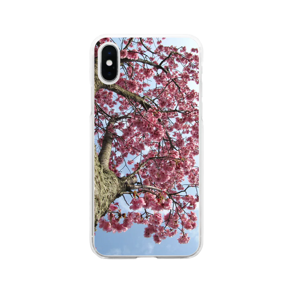 Barika7519の鹿児島　桜（さくら） Soft Clear Smartphone Case