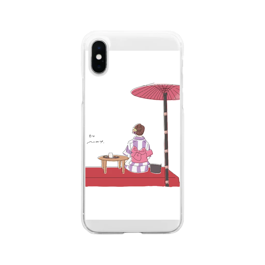 【by_may】公式オンラインのbeauty🍁 Soft Clear Smartphone Case