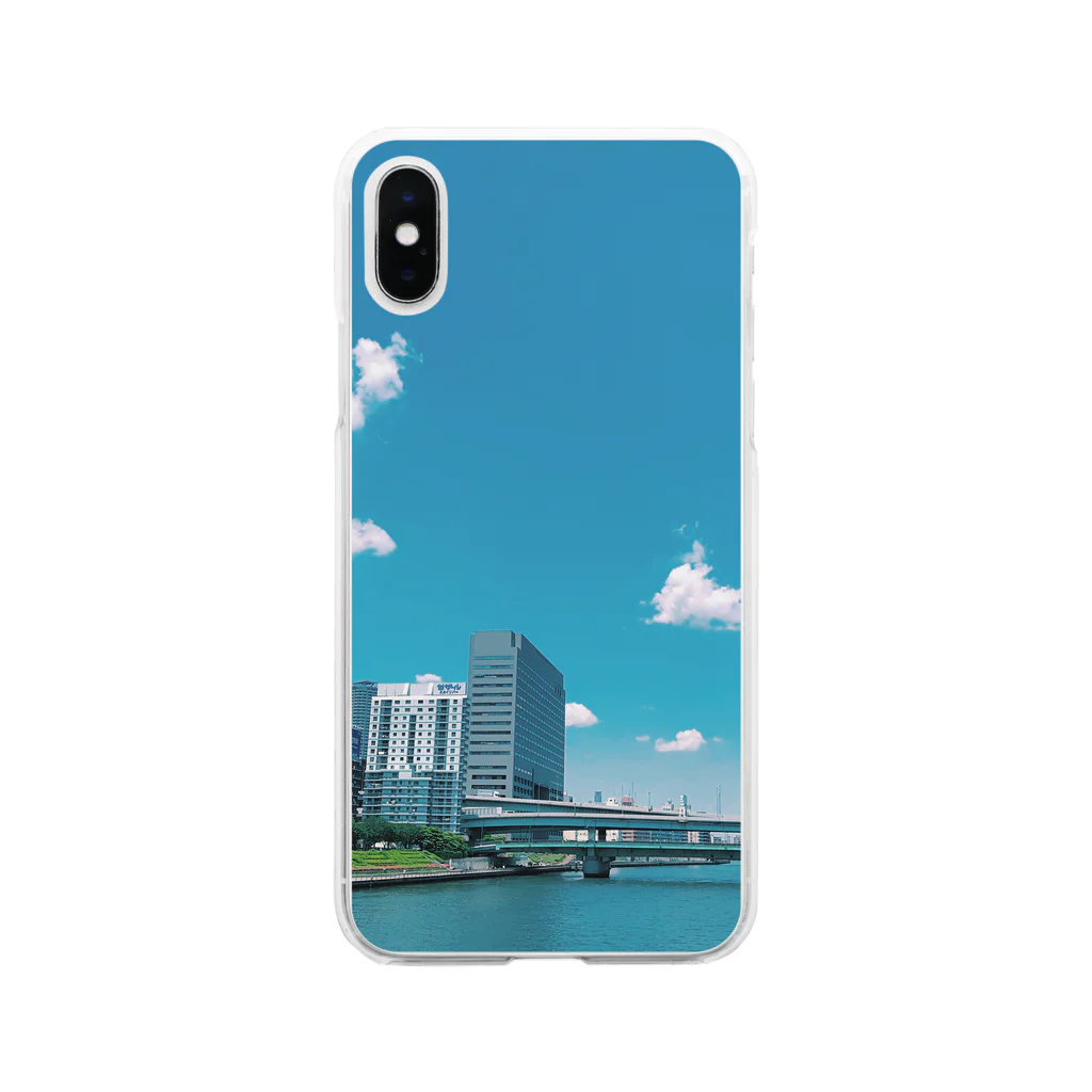 東京キリトリセカイの東京キリトリセカイ Soft Clear Smartphone Case