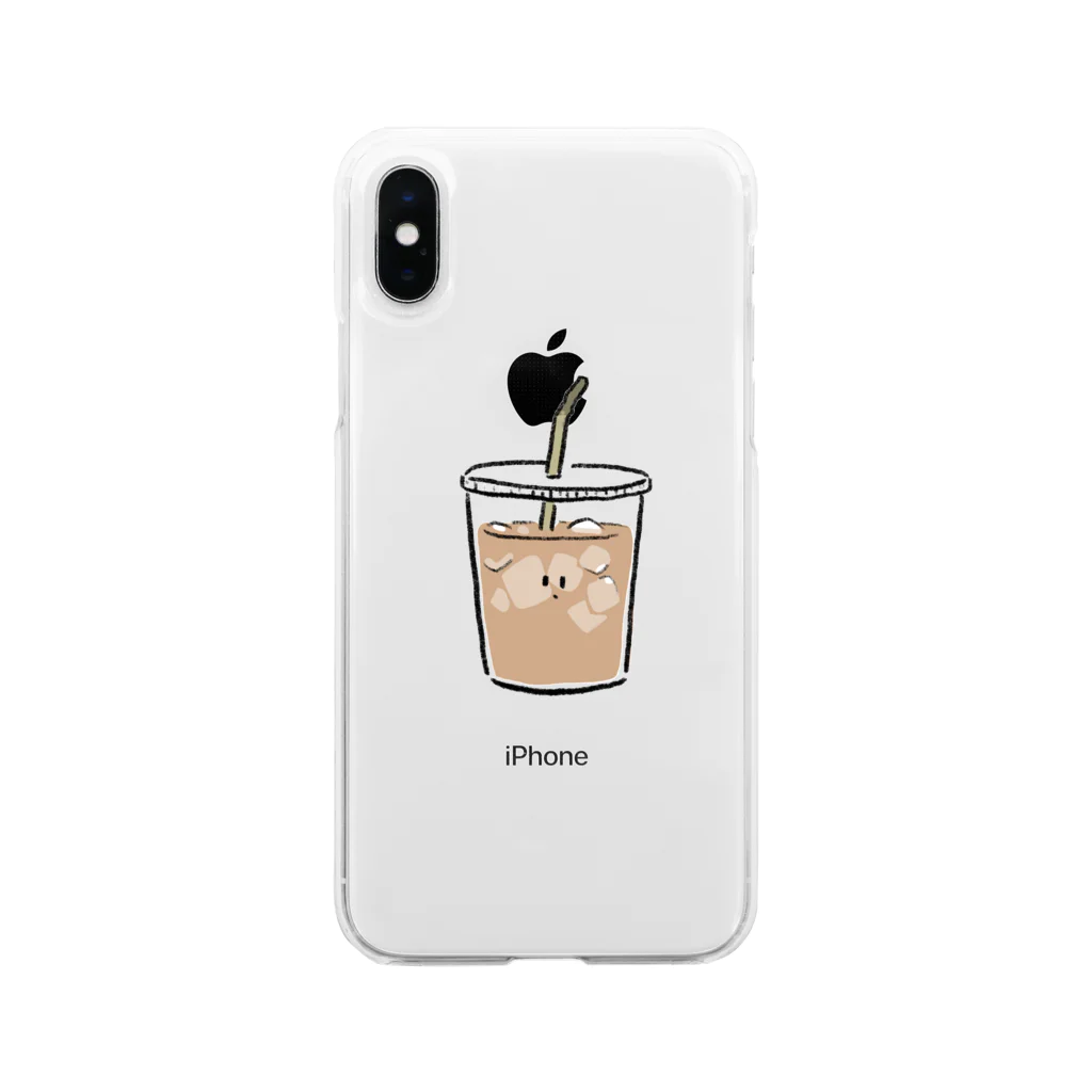 みぞぐちともやのカフェストロー2020 Soft Clear Smartphone Case