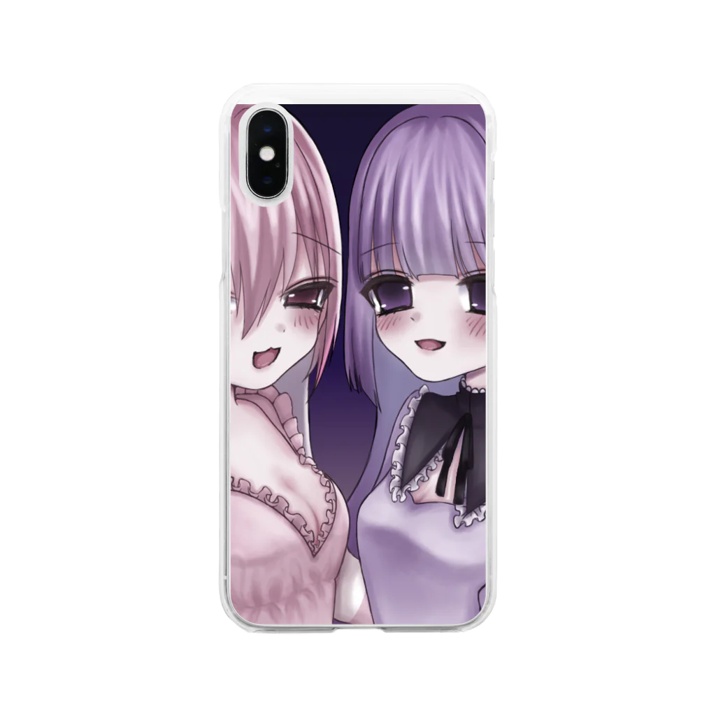 纈珠✝︎のず〜っといっしょ Soft Clear Smartphone Case