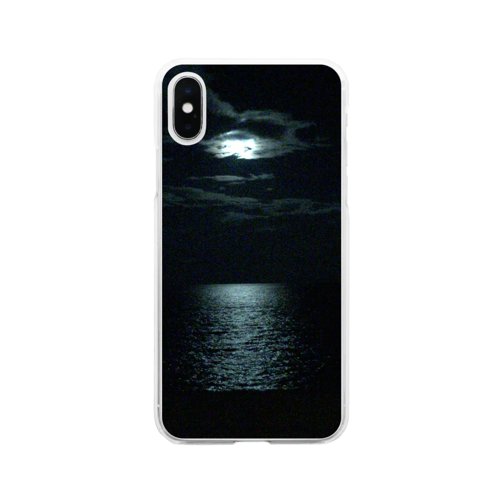 yuki_0421_2020の夜 Soft Clear Smartphone Case