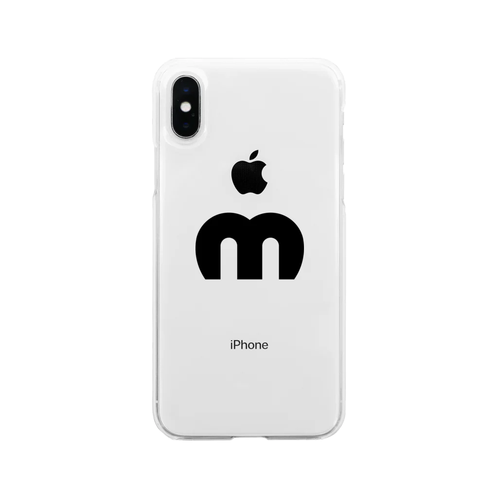 MechuのMechuロゴ Soft Clear Smartphone Case