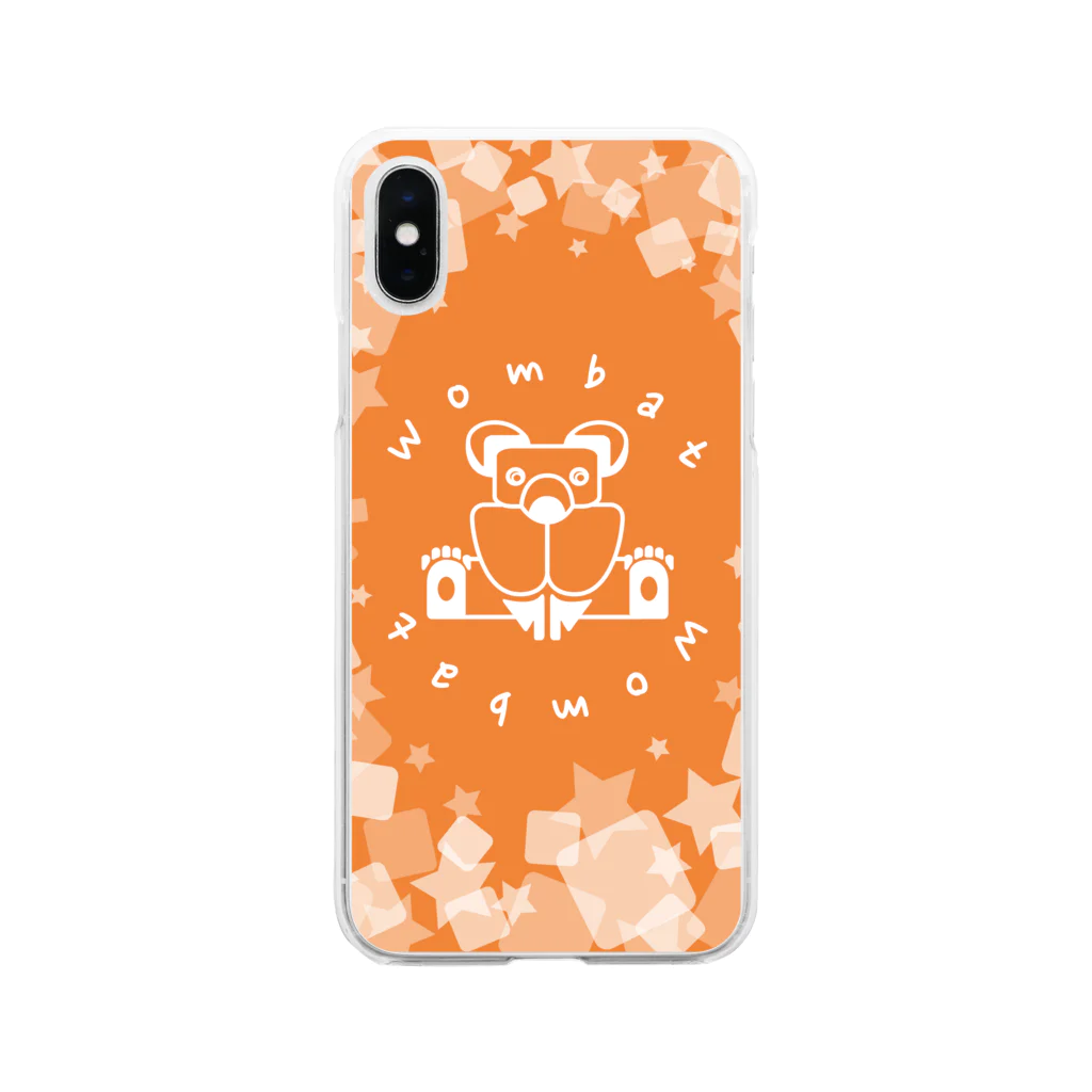 aniまるのaniまる ウォンバット / sp-case Soft Clear Smartphone Case