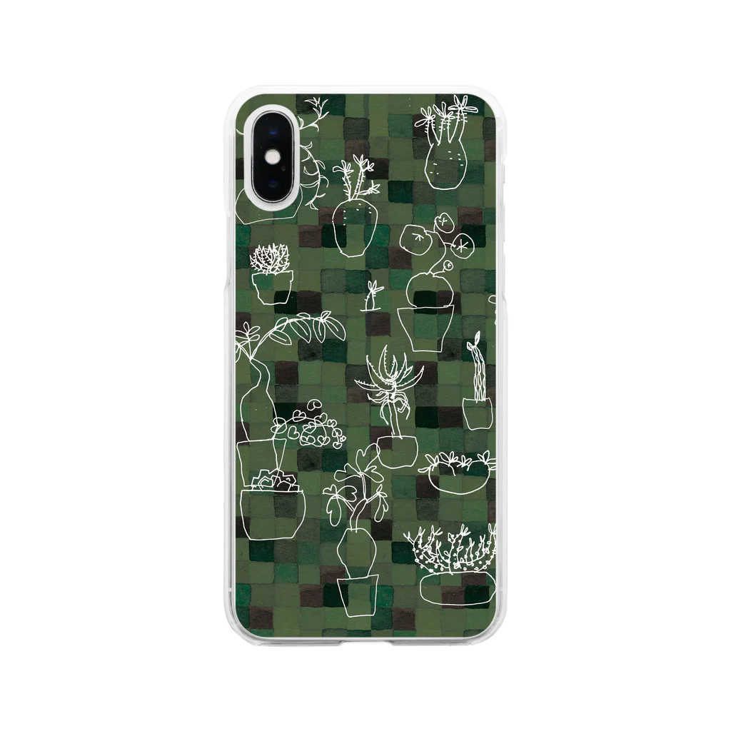 gugumorimoriのビザールプランツ　珍奇植物 Soft Clear Smartphone Case