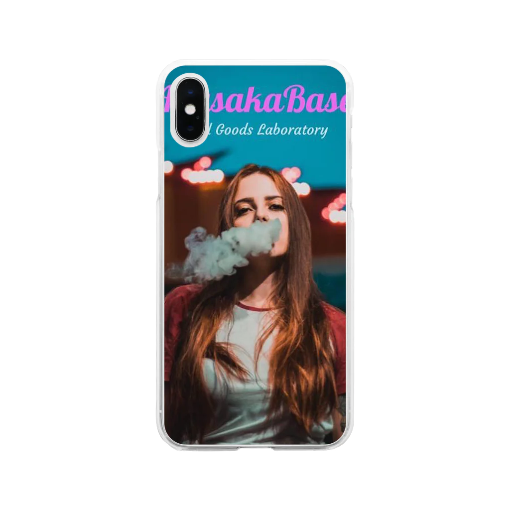 AkasakaBase - アカサカベースのSmoke Girls 03 Soft Clear Smartphone Case