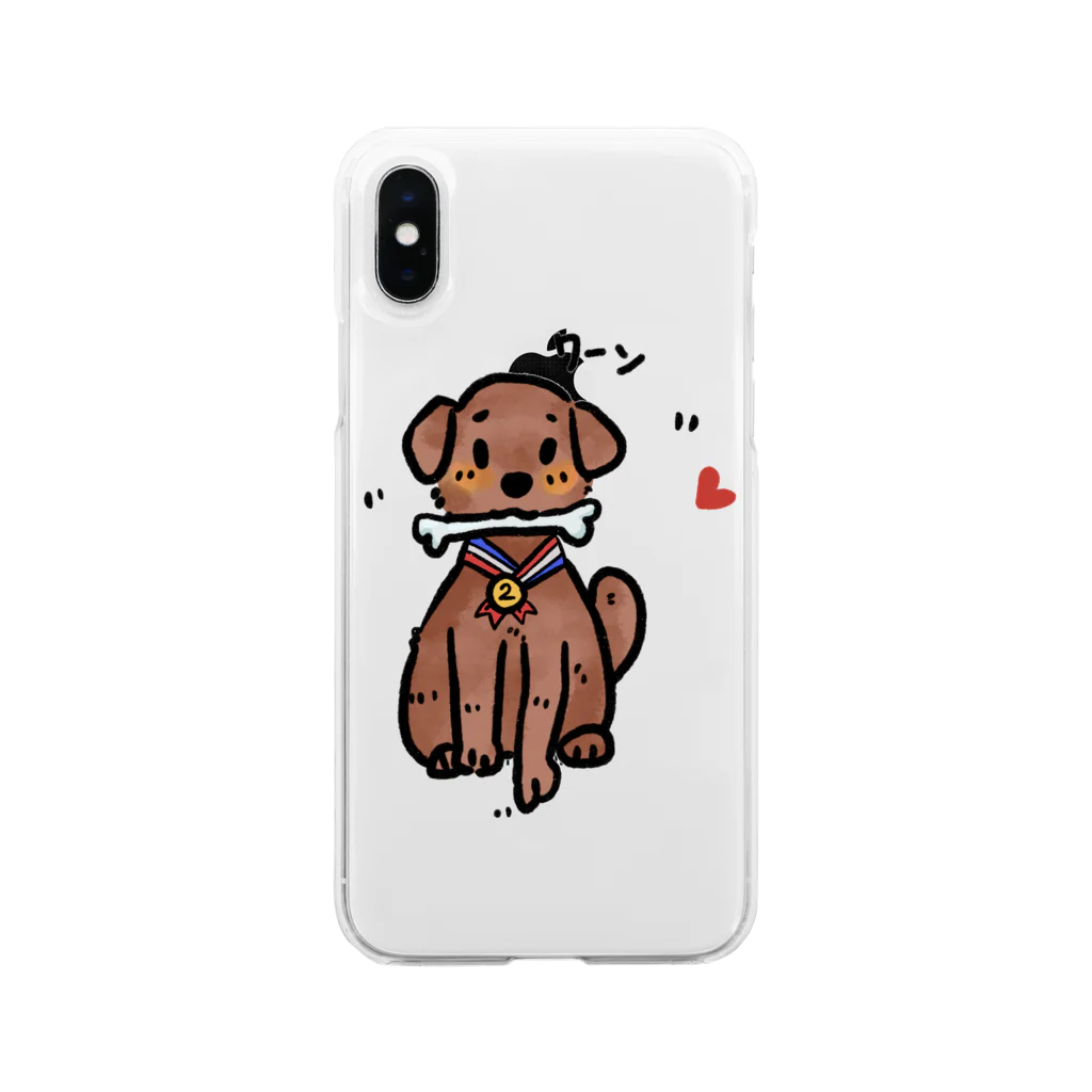 シェリーズワールドのナンバーワンになれなったワンちゃん Soft Clear Smartphone Case