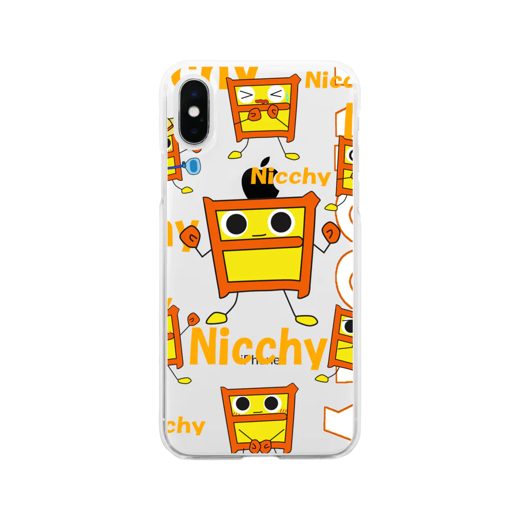 ジェー・オー・ビーのNicchy Soft Clear Smartphone Case