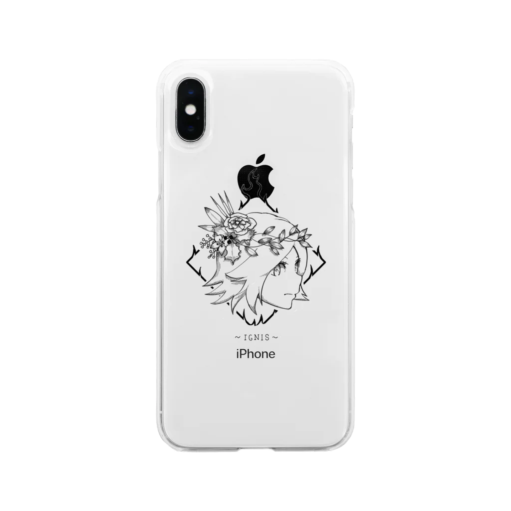 カーク・ディクソンのイグニス Soft Clear Smartphone Case