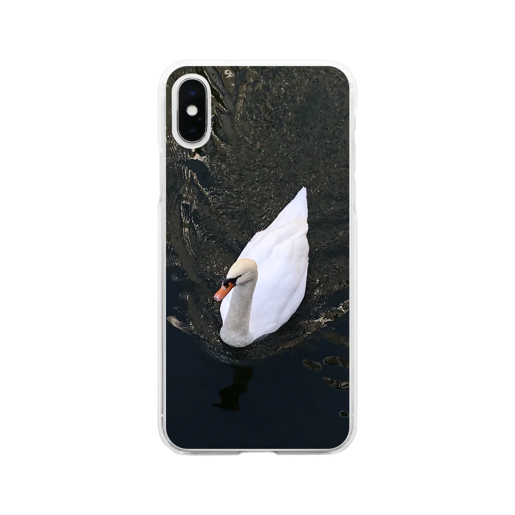 おいのSWAN Soft Clear Smartphone Case