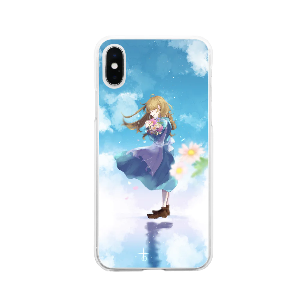 ろにの箱庭の君に花束を Soft Clear Smartphone Case