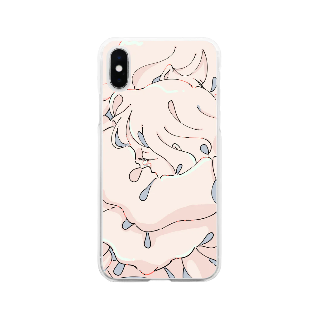 ぷらむ🍑のなぜ少女たちは愛しあえないのか Soft Clear Smartphone Case