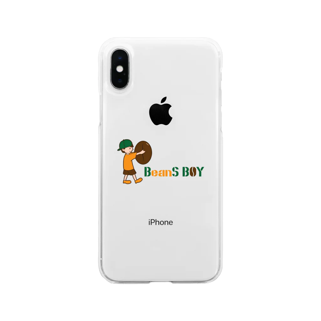 ワンダーのBeanS BOY Soft Clear Smartphone Case