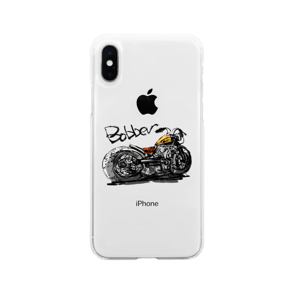 スタジオばんやのBobber  Soft Clear Smartphone Case