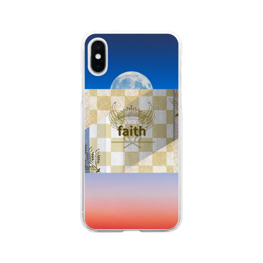 TSUBAMAILのFAITH ソフトクリアスマホケース