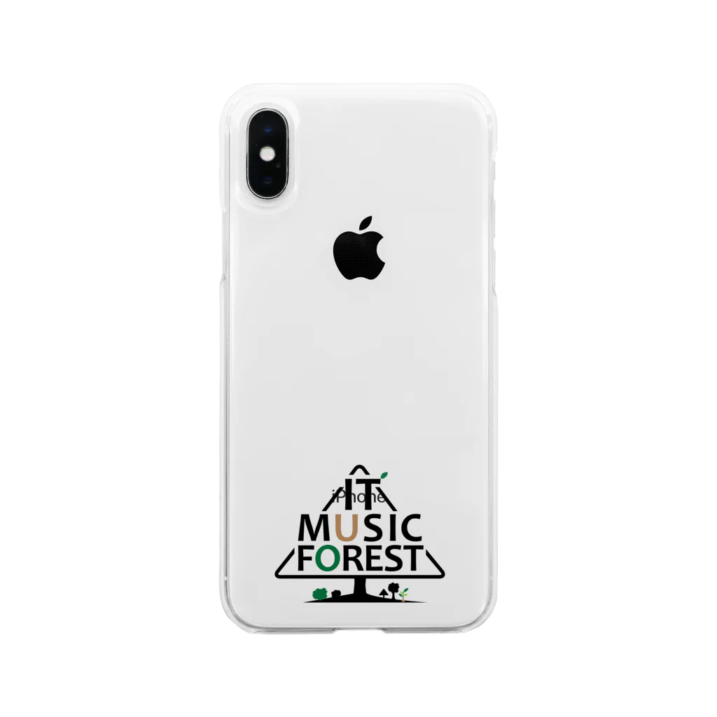 IT MUSIC FOREST チャリティーグッズショップのIT MUSIC FOREST チャリティーグッズ Soft Clear Smartphone Case