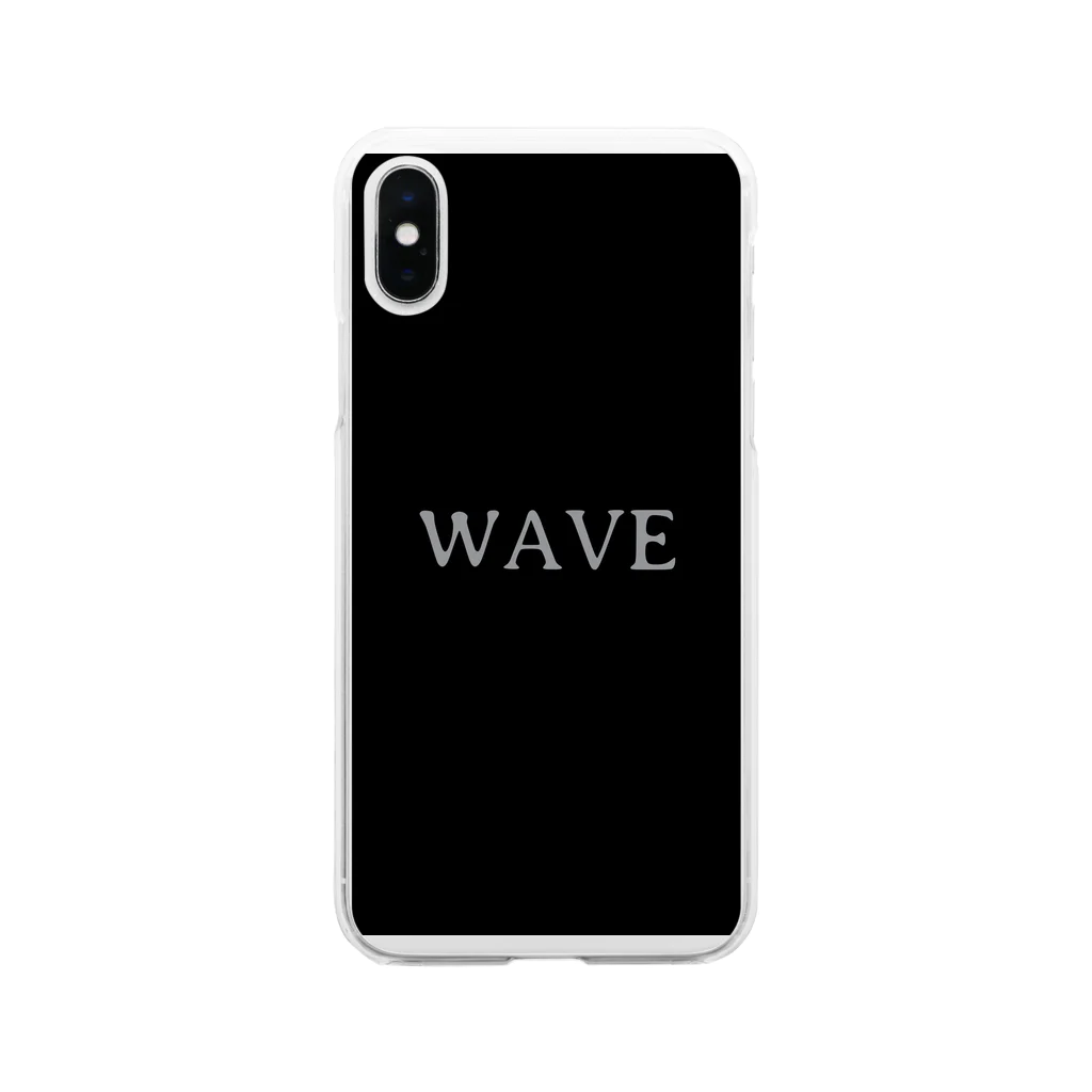 Wave_palmのWave  Soft Clear Smartphone Case