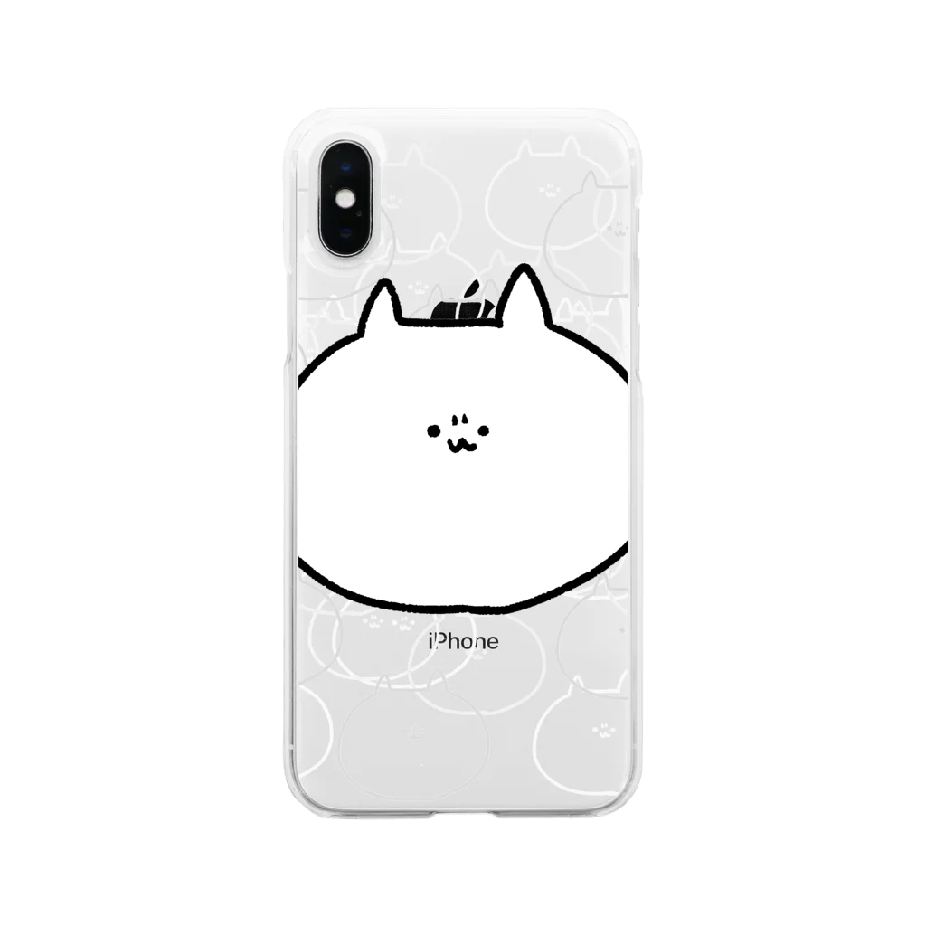 かにぱん工房のむかつきにゃんこ Soft Clear Smartphone Case