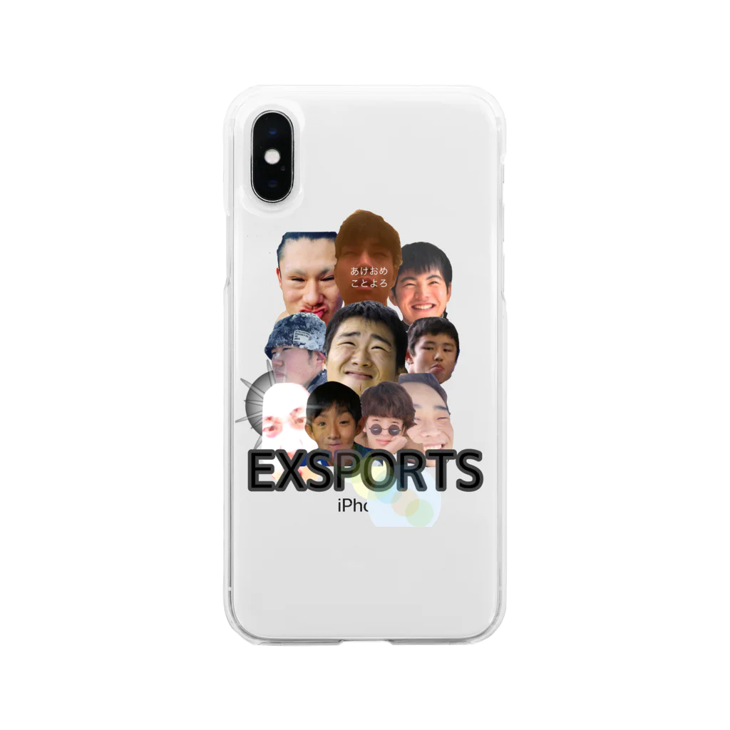 exsportsのエクスポケース Soft Clear Smartphone Case