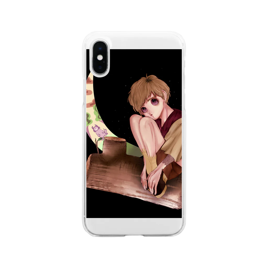 るしふぁの赤ずきんくん Soft Clear Smartphone Case